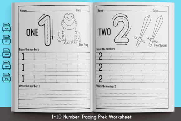 A Guide to the 1-10 Number Tracing Prek Worksheet
