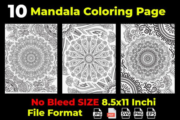 A Versatile Asset for Creative and Therapeutic Workflows: The Adult Floral Mandala Coloring Page