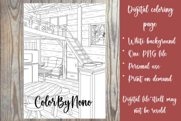 Discover the Creative and Practical Charm of the Chalet Kitchen Coloring Page