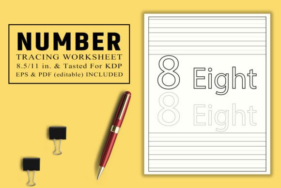 Mastering Early Literacy: A Guide to Number Word Tracing KDP Worksheets