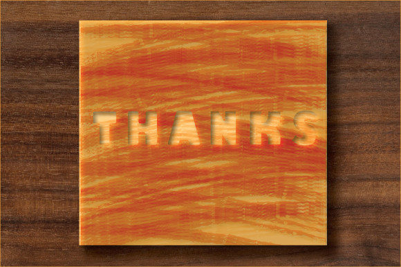 The Multilayer Wooden THANKS Decoration 602: A Practical Evaluation