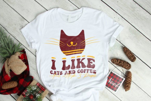The Retro Coffee Cat Lover Graphic T-Shirt: A Nexus of Nostalgia, Passion, and Commerce