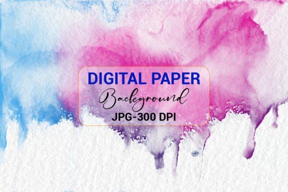 The Versatile Magic of Watercolor Ink Digital Paper Graphics