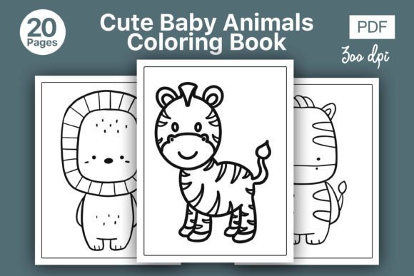 Unleash Creativity with Cute Animals Coloring Pages Volume 1