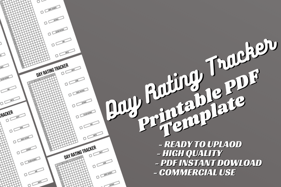 Unlocking Your Daily Patterns: The Day Rating Tracker Canva Template