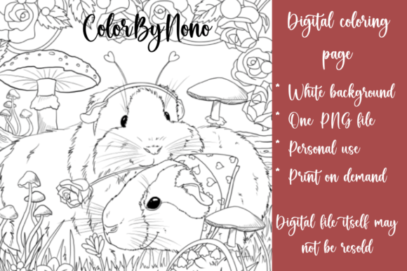 Why Valentine Coloring Page Guinea Pigs Are a Perfect Blend of Art and Affection
